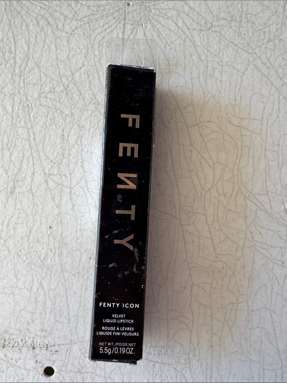 Fenty Beauty Fenty Icon Velvet Liquid Lipstick - Black Packaging with Gold Text